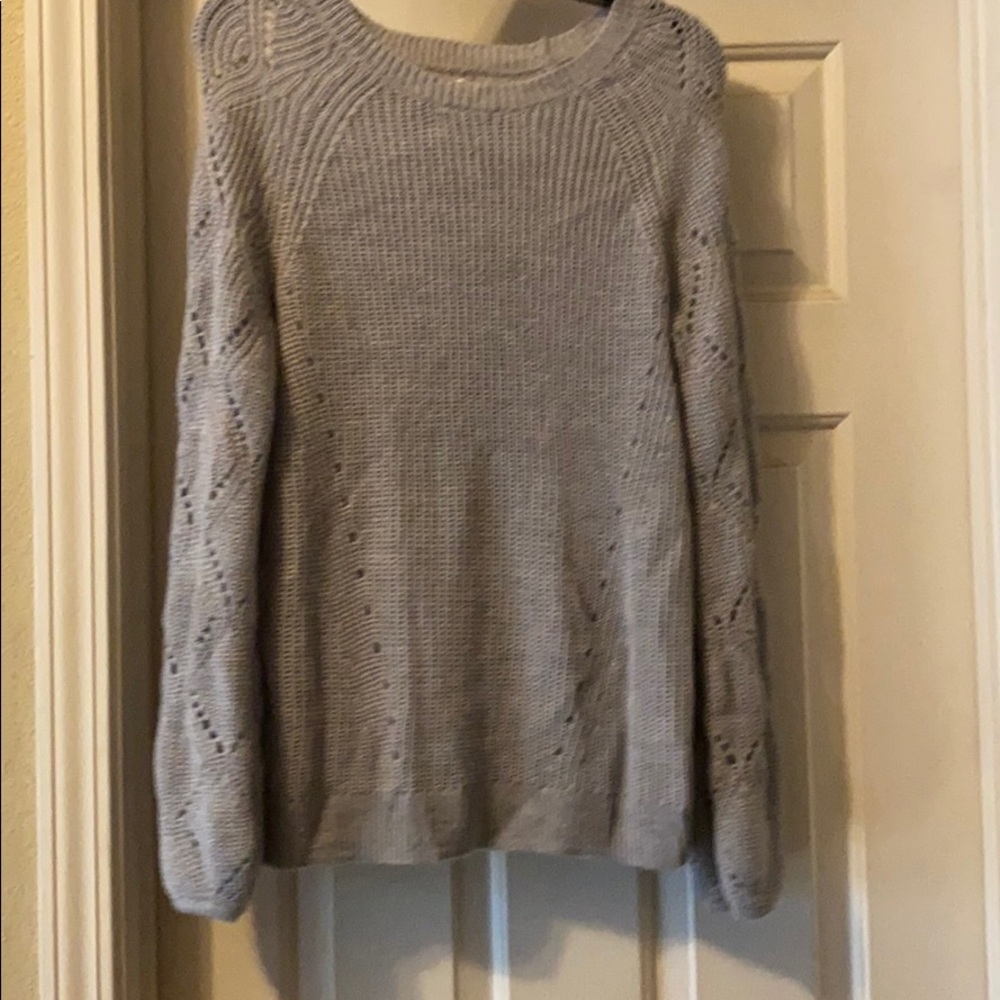 Gray sweater
